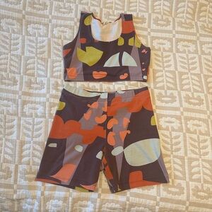 Colorful Abstract Women's Activewear Set